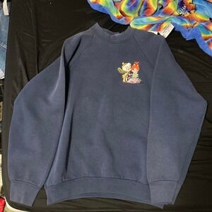 Vintage 80s flint stones crewneck‎ turtle bay tag usa made